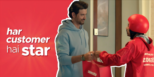 Every Customer Was a Star: The Story Zomato Told with Hrithik Roshan
