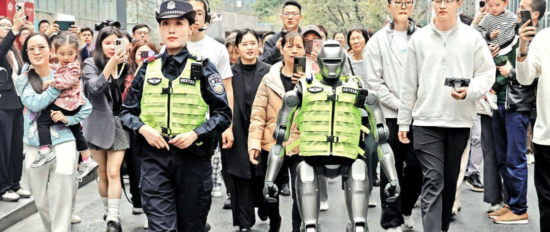 China’s Humanoid Police Robots Turned a Tech Demo Into a Global Conversation