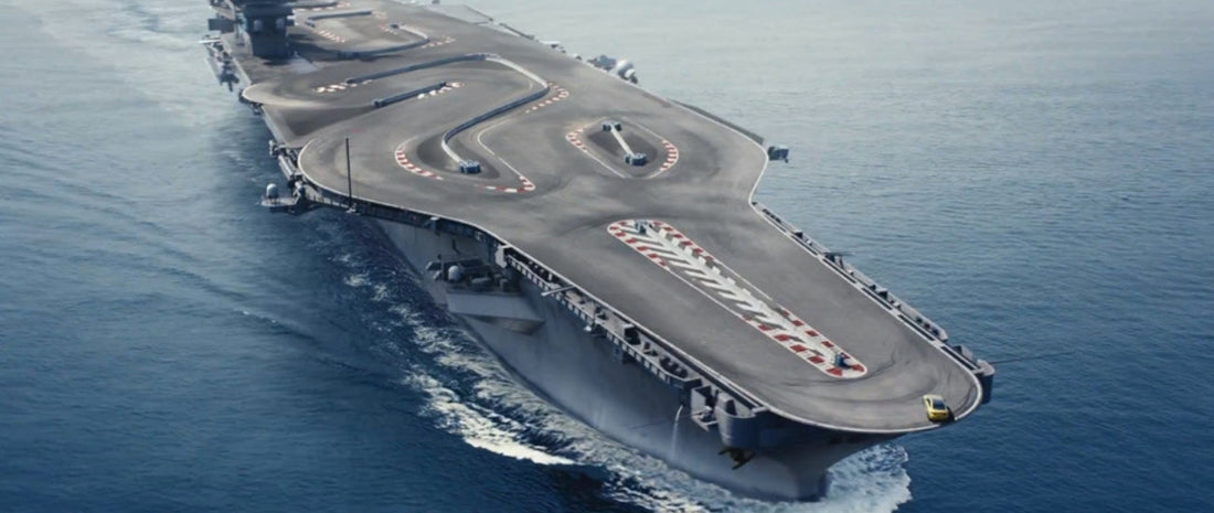 When BMW Turned an Aircraft Carrier into a Racetrack
