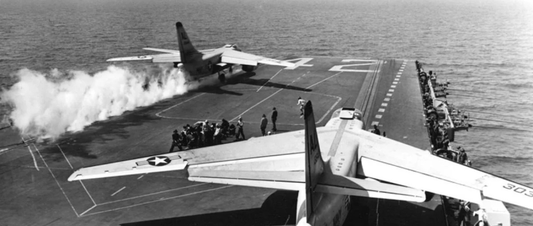 When a Jet Flew from a Floating Runway