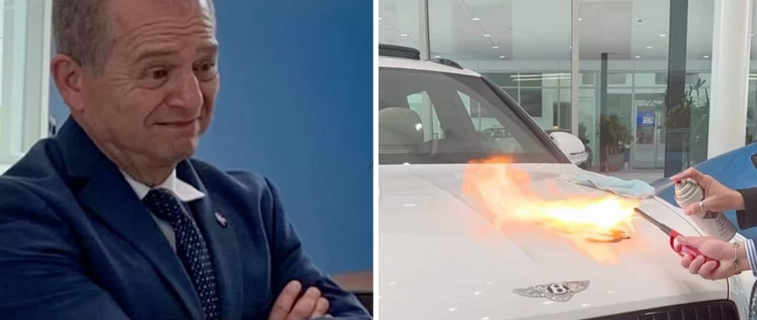 How Bentley Proved Strength With Spray Paint and Flame