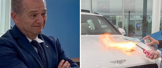 How Bentley Proved Strength With Spray Paint and Flame