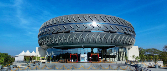 India Built a Car Museum That Looked Like a Giant Tyre