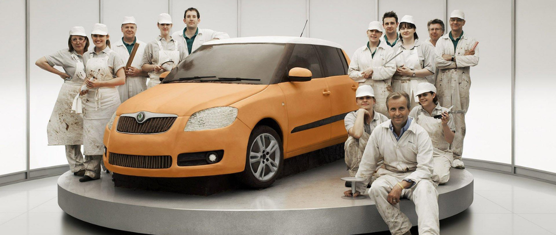 When Skoda made a car from cake