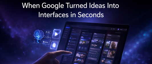 When Google Turned Ideas Into Interfaces in Seconds