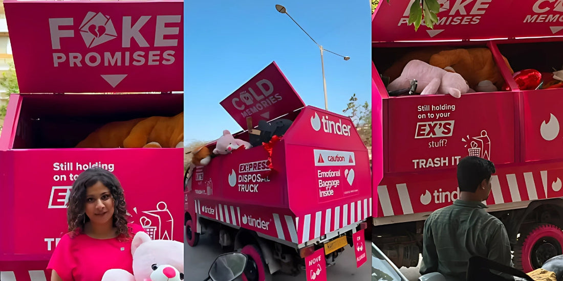 Love Lost, Lessons Gained: How Tinder India’s Emotional Baggage Truck Turned Heartbreak Into a Headline